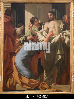 Fine Art museum, Lyon, France. Simon Vouet, Saint Thomas's disbelief, vers 1635/1637. Stock Photo
