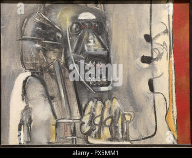 MusŽe des Beaux-Arts, Lyon, France. Fine Art museum, Lyon, France. Roberto Matta, untitled, c.1950. Stock Photo