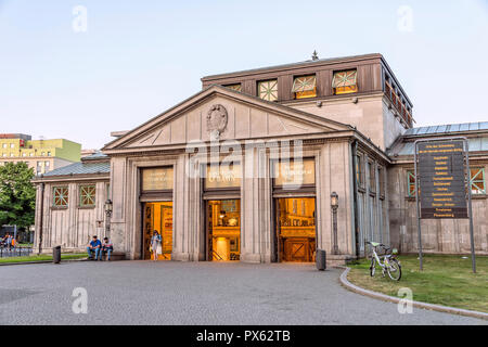 Historic Metro Station building Wittenbergplatz Berlin, Germany Stock Photo