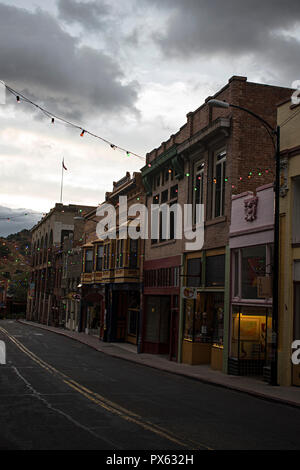 Bisbee Arizona, USA. Downtown business district. Stock Photo