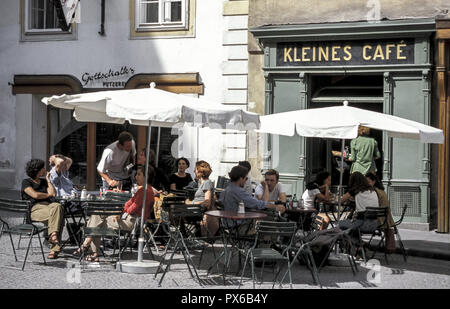 Cafe Kleines Cafe in Vienna, Austria, Vienna, cafe Stock Photo