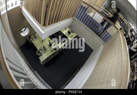 Public library Vienna, interior, Austria, Vienna, 7. District, main library Stock Photo