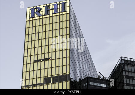 Wienerberg City, Twin Tower, RHI, Austria, Vienna, 10. district, Wienerberg Stock Photo