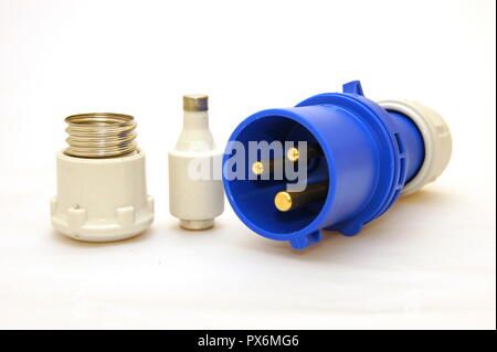 fuse and electric plug Stock Photo