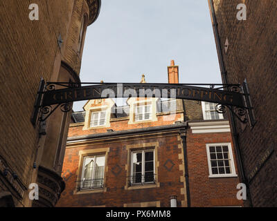 CAMBRIDGE, UK - CIRCA OCTOBER 2018: Green Street Stock Photo