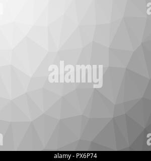 Grey Polygonal Background. Rumpled Triangular Pattern. Low Poly Texture. Origami Style Stock Vector