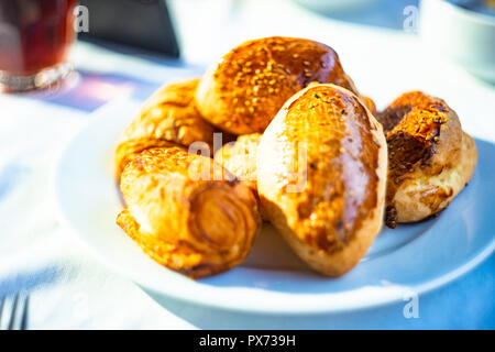 Traditional pogaca pastry for breakfast in Turkey Stock Photo