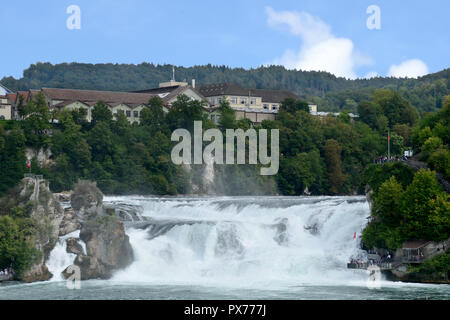 Rhinefalls in Switzerland Stock Photo