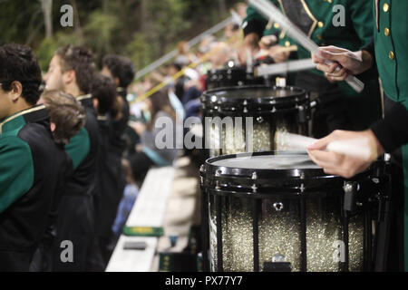 Marching band percussion Stock Photo