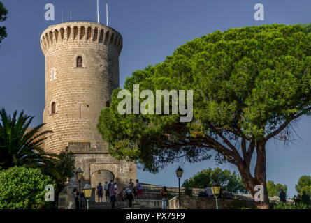 Castell de Bellver, Spain Palma de Mallorca Stock Photo