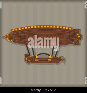 vector image set Steampunk design elements Stock Vector