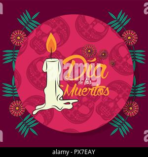 Day of the Dead card Stock Vector