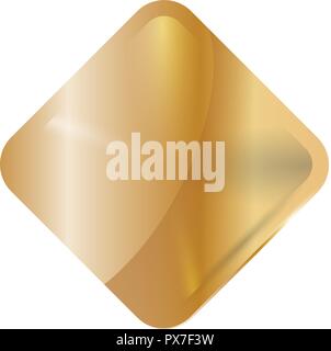 golden badge isolated icon vector illustration design Stock Vector