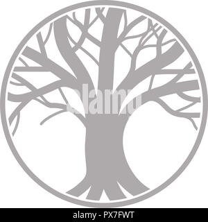 Tree Of Life Logo Symbol Stock Vector