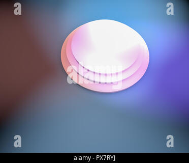 Empty stage. A 3d illustration of an empty stage. Stock Photo