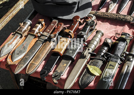 Flea market, Bulgaria, Sofia Stock Photo