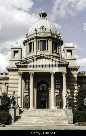 Beograd, parliament palace, Serbia-Montenegro, Belgrade Stock Photo