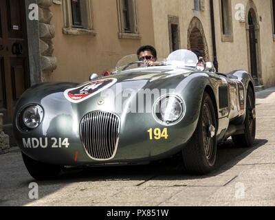 Jaguar C-Type, San Marino Stock Photo