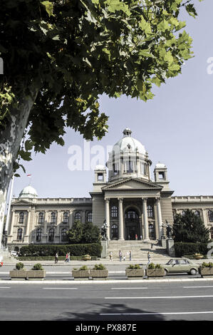 Beograd, parliament palace, Serbia-Montenegro, Belgrade Stock Photo