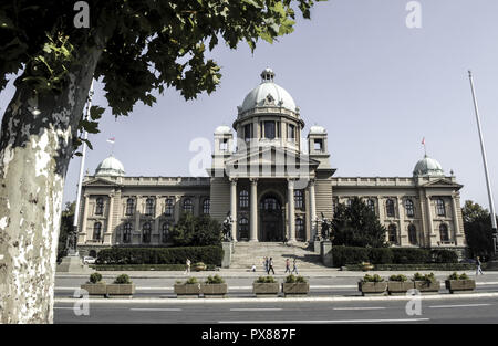 Beograd, parliament palace, Serbia-Montenegro, Belgrade Stock Photo