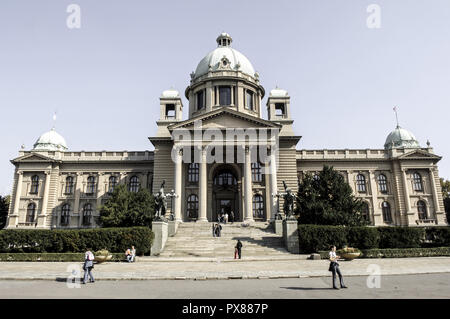 Beograd, parliament palace, Serbia-Montenegro, Belgrade Stock Photo