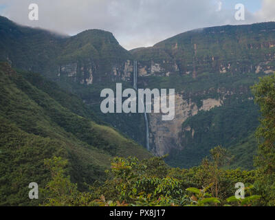 Gocta waterfall, Chachapoyas, Peru Stock Photo