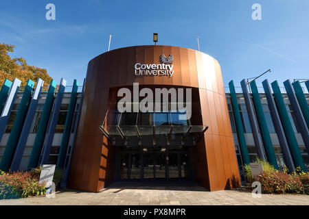 The Coventry University Alan Berry building on University Square in Coventry city centre UK Stock Photo