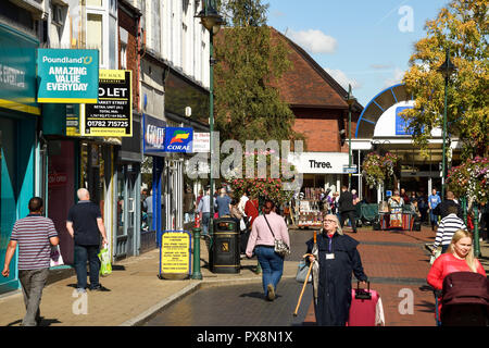 The Market shopping centre in Crewe UK Stock Photo - Alamy