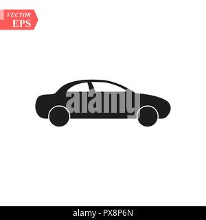 Car. monochrome icon on white background. eps10 Stock Vector