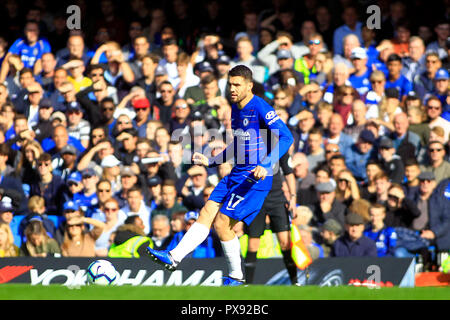 London, UK. 20th Oct, 2018. Mateo Kovacic of Chelsea in action. Premier League match, Chelsea v Manchester United at Stamford Bridge in London on Saturday 20th October 2018. this image may only be used for Editorial purposes. Editorial use only, license required for commercial use. No use in betting, games or a single club/league/player publications. pic by Steffan Bowen/ Credit: Andrew Orchard sports photography/Alamy Live News Stock Photo