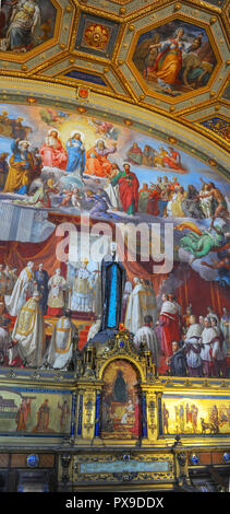 Room of the Immaculate Conception in Vatican museums Stock Photo