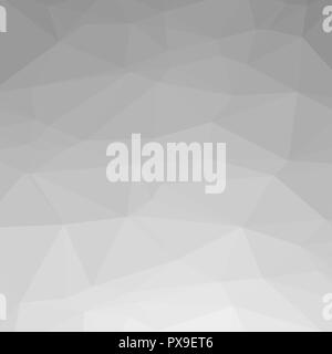 Grey Polygonal Background. Rumpled Triangular Pattern. Low Poly Texture. Stock Vector