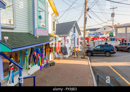 Downtown business center of Boothbay Harbor Maine in the United States  Stock Photo - Alamy