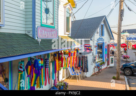 Downtown business center of Boothbay Harbor Maine in the United States  Stock Photo - Alamy