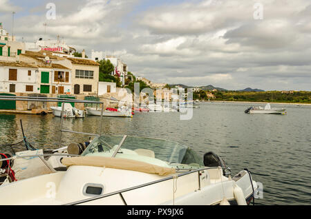 The harbour of Porto Petro, Mallorca. Stock Photo