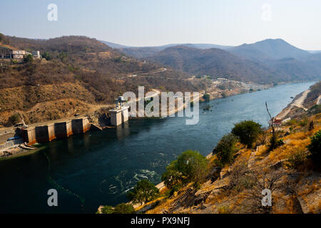 Lake Kariba dam, Zimbabwe Stock Photo