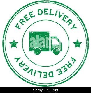 Next day delivery sign, label. Vector stock illustration Stock Vector