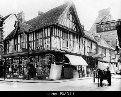 The Square, Shrewsbury early 1900s Stock Photo