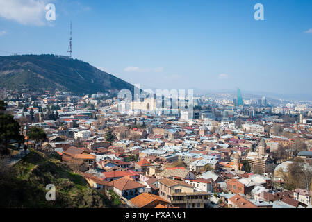 TV tower  in Tbilisi Stock Photo