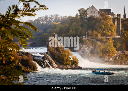 Rhine Falls, Neuhausen am Rheinfall, Switzerland Stock Photo