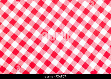 Red and white textile background Stock Photo