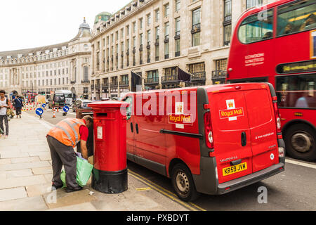 A typical view in London Stock Photo