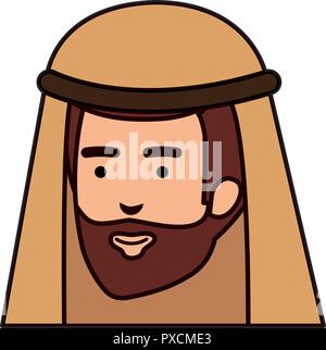 saint joseph christmas character Stock Vector