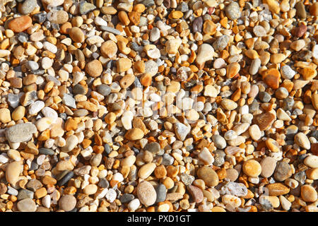 Close-up of shingle on a beach Stock Photo