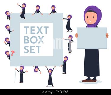 Muslim women wearing hijab icon, simple style Stock Vector Image & Art ...