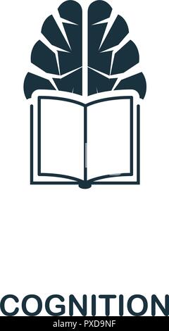 Cognition icon. Premium style design from artificial intelligence collection. UX and UI. Pixel perfect cognition icon. For web design, apps, software, Stock Vector