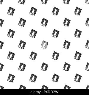 Balcony under roof pattern vector seamless Stock Vector