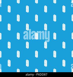 Wardrobe pattern vector seamless blue Stock Vector