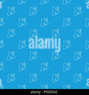Smallpox virus pattern vector seamless blue Stock Vector