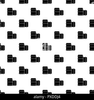 Paintball barell equipment pattern vector seamless Stock Vector